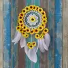 Girlish heart, forest-themed dreamcatcher, wind chime, room decoration, kindergarten pendant, Children's Day birthday gift Item Picture